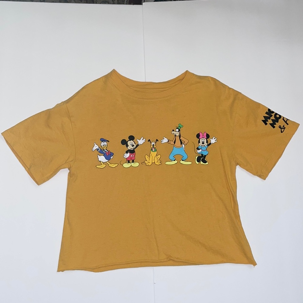 Juniors Disney Character Crop Top